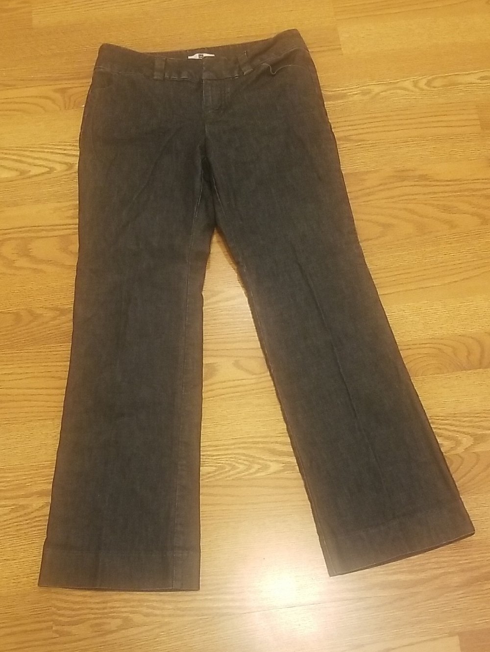 GAP Women's Charcoal Wide Leg Jeans